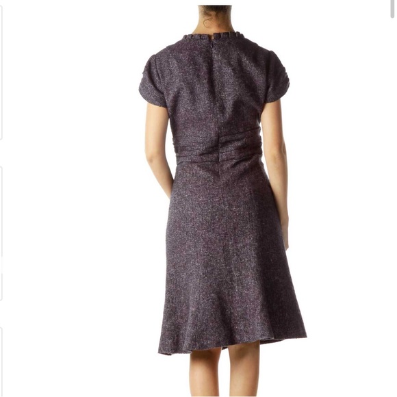 Vintage Nanette Lepore Daydream Tweed Midi Dress Size 8 - Picture 7 of 7